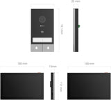 EZVIZ HP7 2K Citofono Bifamiliare, 2 Schermi, WiFi, 7'' Touch Screen a Colori