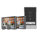 EZVIZ HP7 2K Citofono Bifamiliare, 2 Schermi, WiFi, 7'' Touch Screen a Colori