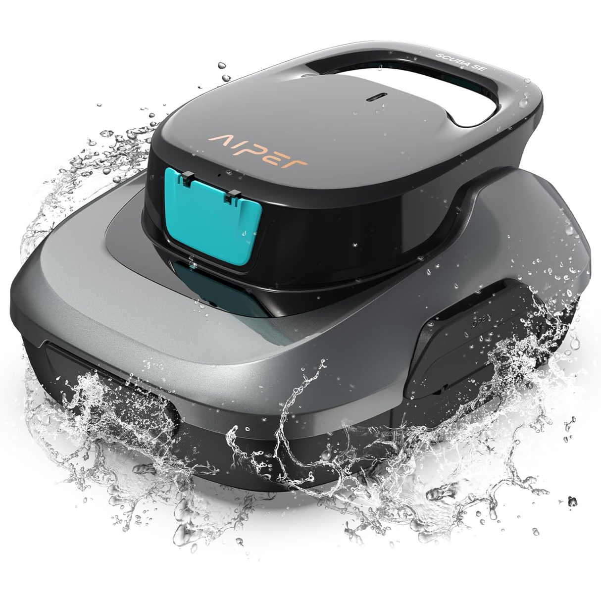 AIPER Scuba SE, Robot per piscina senza fili, Batteria a doppia azionamento